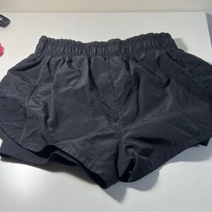 Gymshark Black Women's Running Shorts with Elastic Waist